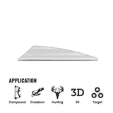 Tac Vanes Driver 2.25 Vane White (100 pack)