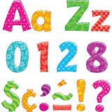 Trend Enterprises Ready Letters Colorful Patterns, 4 Inches, Set of 216, T79756