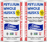 Yerba Prima Psyllium Whole Husks, Colon Cleanser 12 oz (Pack of 2) - All Natural Dietary Fiber, Pure Premium Psyllium, Lab-Teste