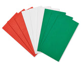 American Greetings 125 Sheets 20 in. x 20 in. Bulk Tissue Paper (Red, Green, White) for Christmas, Birthdays, Holidays and All O