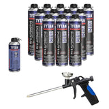 RV & Automotive Foam 24 oz. Black Spray Sealant, UV Resistant Spray Insulation, Waterproof, Polyurethane Expanding Foam, Ideal f