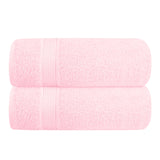 Belizzi Home Cotton 2 Pack Oversized Bath Towel Set 28x55 inches, Large Bath Towels, Ultra Absorbant Compact Quickdry & Lightwei