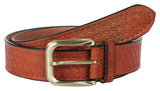 Craetive Crafts MenS Leather Belt (Tan)