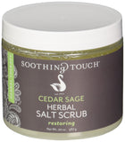 Soothing Touch, Cedar Sage Herbal Salt Scrub, 20 oz