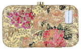 Tooba Handicraft Embroidered Box Clutch Bag Purse For Bridal, Casual, Wedding (Beige)