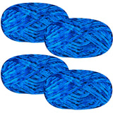 4 PCS 400g Soft Chenille Velvet Yarn for Crocheting & Knitting DIY Craft, Warm Yarn for Blanket, Hat, Scarf, Gloves, Slippers &