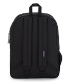 Jansport Cross Town Backpack - Travel, Or Work Bag With Water Bottle Pocket, Black