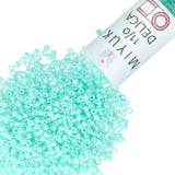 Miyuki Delica Seed Beads - Size 11/0 (1.6 mm), DB2122, Duracoat Opaque Catalina, 7.2 g, Approx. 1440 Beads, Made in Japan