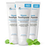 Fluoride-Free Neem Toothpaste with Mint for Adults & Kids with Sensitivity | Vegan, Gluten & SLS Free Herbal Formula for Sensiti