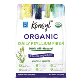 Konsyl Organic Psyllium Husk Powder, 5g of Plant Based Soluble Fiber per Serving - USDA Organic, Non-GMO, Gluten Free, Sugar Fre