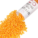 Miyuki Delica Seed Beads - Size 11/0 (1.6 mm), DB0651, Dyed Opaque Squash, 7.2 g, Approx. 1440 Beads, Made in Japan