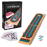 Spin Master Games, Cardinal Classics, Solid Wood Cribbage, Folding Board & Playing Cards, Cribbage for Beginners & Experts, for