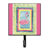 Caroline'S Treasures 8106-Ash4 Bird-Flamingo Leash Holder Or Key Hook 8106, Small, Multicolor
