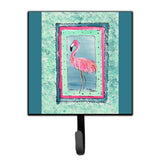 Caroline'S Treasures 8107-Csh4 Bird-Flamingo Leash Holder Or Key Hook 8107, Small, Multicolor