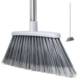 Broom, Outdoor Brooms for Sweeping Indoor, Adjustable 55inch Pet Hair Removal Heavy Duty Broom for Floors Home Kitchen Garage Comme
