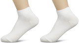 Nawab Men/Boys Ankle Length White Highly Stretchable Sports Socks (Set Of 2 Pair) Free Size