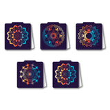 woopme Mandala Pattern Theme Printed Magnetic Bookmark Boys Girls Students Kids Book Lovers Readers Gift Magnetic Page Clips Fol