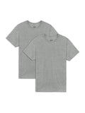 Fruit of the Loom Mens Eversoft Cotton TShirts (S4XL), Crew2 PackGrey Heather, Large
