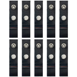 Boat Cover Snap Extender for Boat Canvas,Boat Cover Extensions,Black,Extension Sizes from 1.5 - Built in Finger Loops,10 Packs