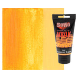 Soho Urban Artist Heavy Body Acrylic Paint - 75 ml Tube - Fluorescent Orange - Thick, Rich Color, Excellent Coverage, Profession