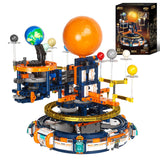 JAKI Solar System Building Set - Electric Solar System Model with Dynamic Lighting and Real Rotating Effects, STEM Educational S