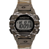 Timex x Mens Expedition Digital CAT 40mm Watch - Original Bottomland Camo Fabric Strap