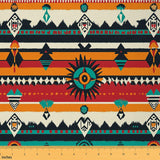 jejeloiu Boho Fabric by The Yard Aztec Upholstery Fabric for Sewing Crafting Bohemian Waterproof Indoor Outdoor Decor for Home D