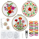 Embroiderymaterial Embroidery Kit For Beginners & Kids To Learn Basic Cross Stitch Embroidery/Digital Printed Cloth Fabric Instr