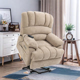Trustyue Power Lift Chair with Full-Body Massage and Heat,Electric Recliner Chairs for Adults,Remote Control,Standing Assistance