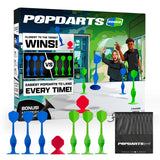 Popdarts Game Rookie Pack - Beginner-Friendly Suction Cup Dart Game for Kids, Families, and New Players | Indoor & Outdoor Targe