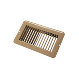 JR Products 02-28955 Undampered Floor Register - 4 x 8, Brown