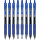 Pilot, G2 Premium Gel Roller Pens, Fine Point 0.7 mm, Blue, Pack of 8