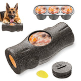 VOXGET Interactive Dog Treat Toy for Aggressive Chewers, Indestructible Enrichment Chew Toy for Puppy Teething, Frozen Treat Hol