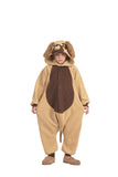 RG Costumes Devin The Dog Child Hooded Union Suit, Child Medium/Size 8-10 Tan