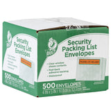 Duck Brand Clear View Packing List Envelopes, 5.5 x 4.5-Inch, 500-Count (394743)