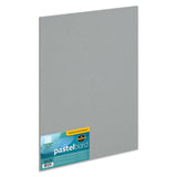 Ampersand Art Supply Pastel Painting Panel: Museum Series Pastelbord, 14 x 18, Grey, 1/8 Inch Flat Profile