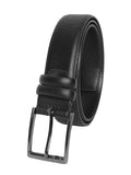 Zevora Finest Grain Heavy Buckle Men Belt Leather Formal (38, Black)