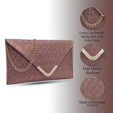 Adisa Cl029 Women Clutch/Sling Bag (Copper),Copper,,B079KHPSKB