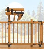 vikofan Heavy Duty Sliding Gate Kit - Includes Latch & Manual Universal Hardware for Wooden Gates, Backyard, Patio, Deck Stairwa
