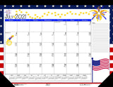 House of Doolittle 20212022 Monthly Seasonal Desk Pad Calendar, Academic, 22 x 17 Inches, July June (HOD139522)