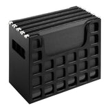 Pendaflex Decoflex Desktop File, 9 1/2 H x 12 1/4 W x 6 D, Black (23013)