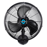Tornado 16-Inch Pro Series Waterproof Outdoor Oscillating Wall Mount Fan - Heavy-Duty High-Velocity Metal Fan for Industrial, Co