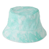 TIE DYE BUCKET HAT TURQUOISE
