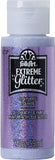 FolkArt Extreme Glitter Acrylic Paint in Assorted Colors (2 oz), 2791, Purple