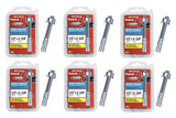 Red Head TruBolt 1/2 x 3-3/4 Inch Wedge Heavy-Duty Concrete Anchors, 60 PCS, Versatile Threaded Design for Fastening into Solid