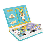 Janod - Magn ti'Book Histoire - Magnetic Educational Game 60 Magnets + 12 Models - Children's Toy Made of Cardboard - Develops