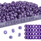 Deinduser Bulk Pony Beads with Storage Box - Rainbow Pony Beads for Bracelets, Crafts, Hair Accessories, Key Chains & Jewelry Ma