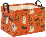 HIYAGON Halloween Basket Halloween Pumpkin Basket for Boys and Girls Trick or Treat Pumpkin Basket for Halloween Parties Cute St