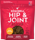 DOGSWELL Hip & Joint Slices Functional Dog Treats, Beef 8 oz. Bag