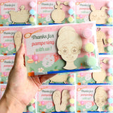 12 Pack Spa Party Favors for Kids - Individually Wrapped Paint Your Own Wooden Magnet Craft Kits with Thank You Card, Spa Birthd